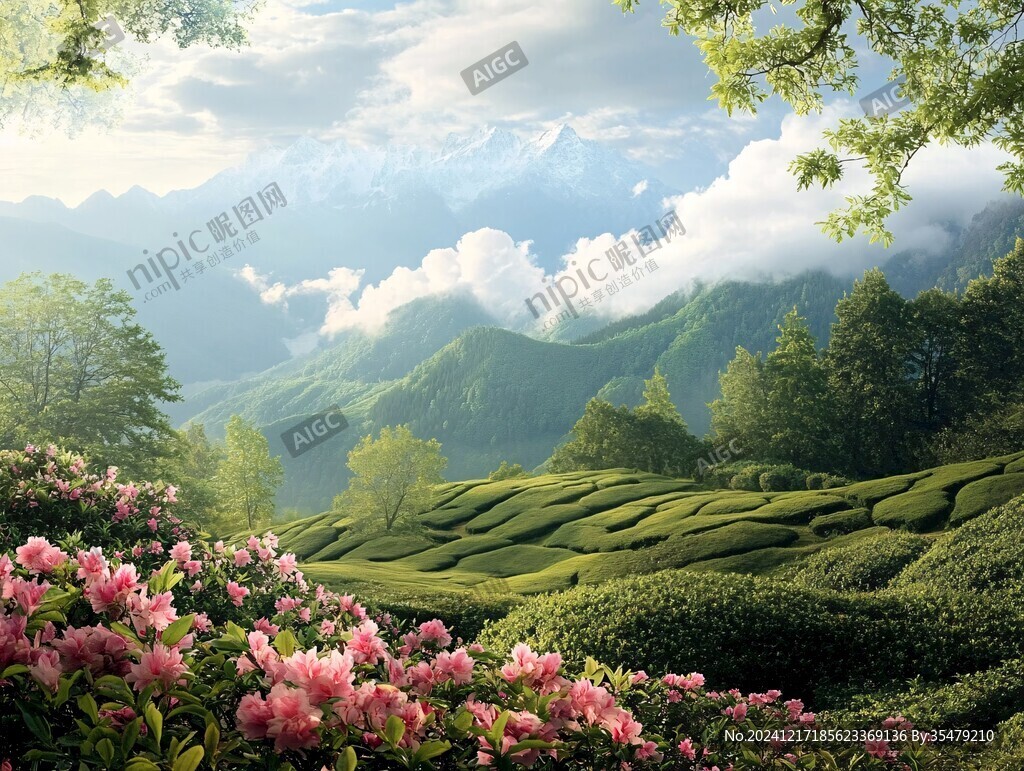 茶園圖片素材下載