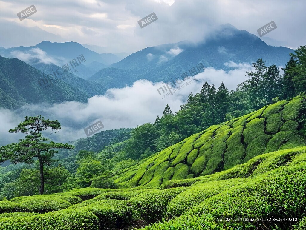 茶園與云海