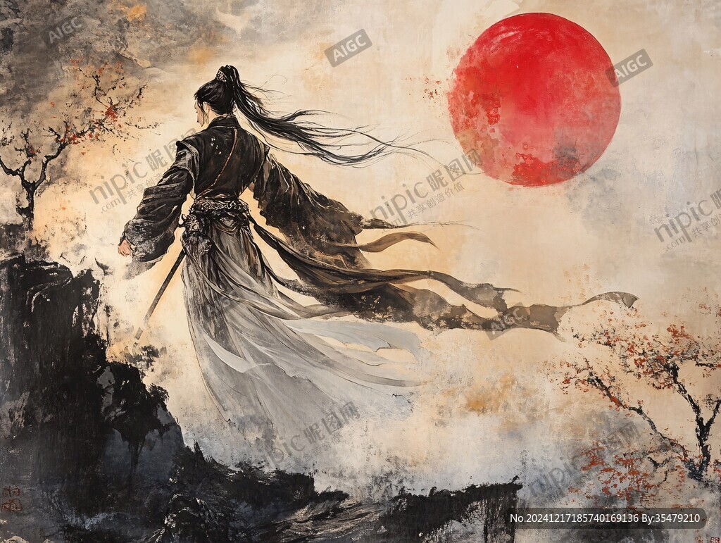 武俠封面插畫