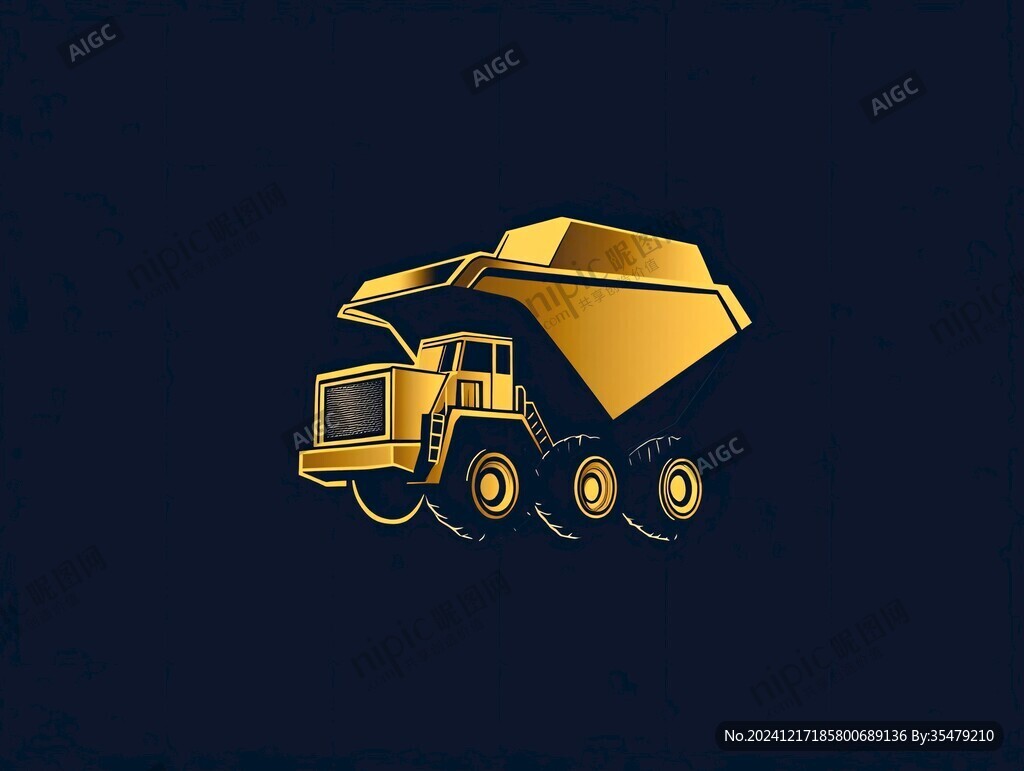 翻斗車插畫(huà)
