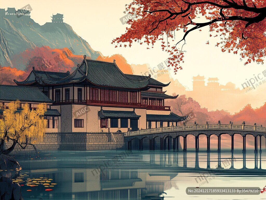 古橋插畫