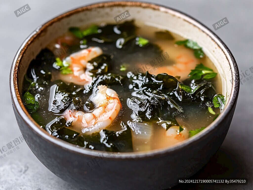 海帶蝦湯