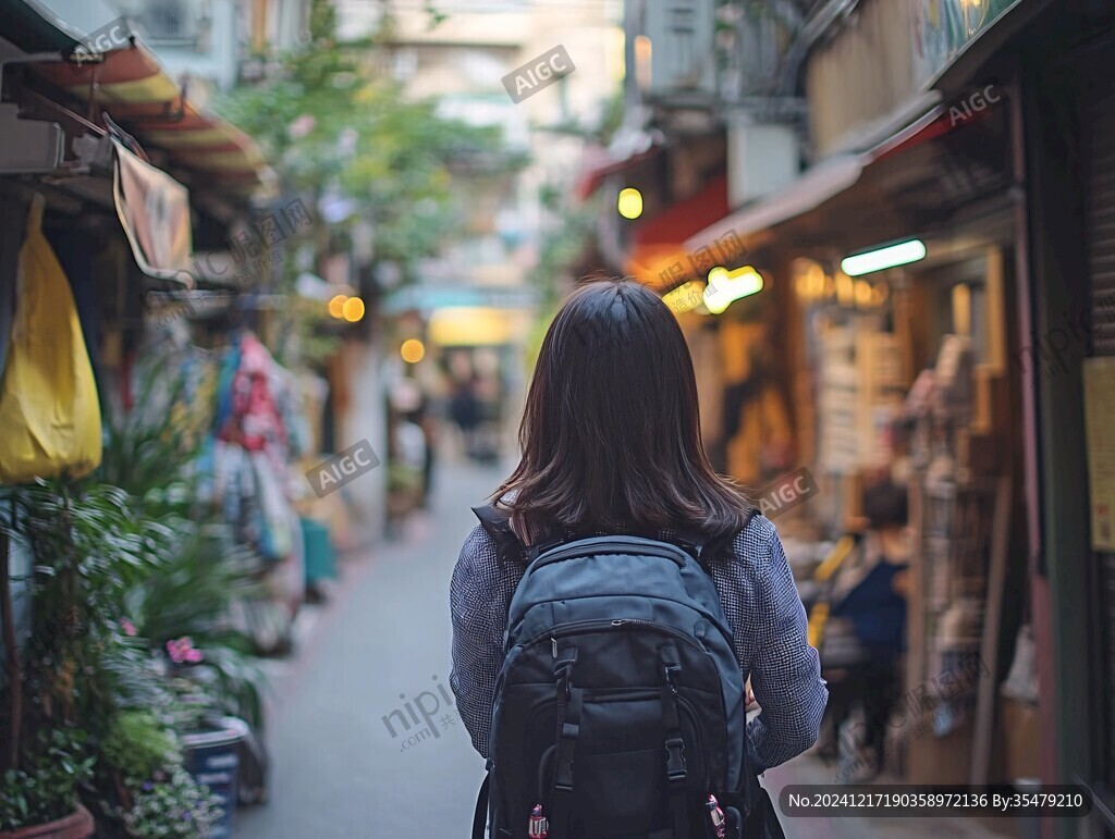 谷中散景步街