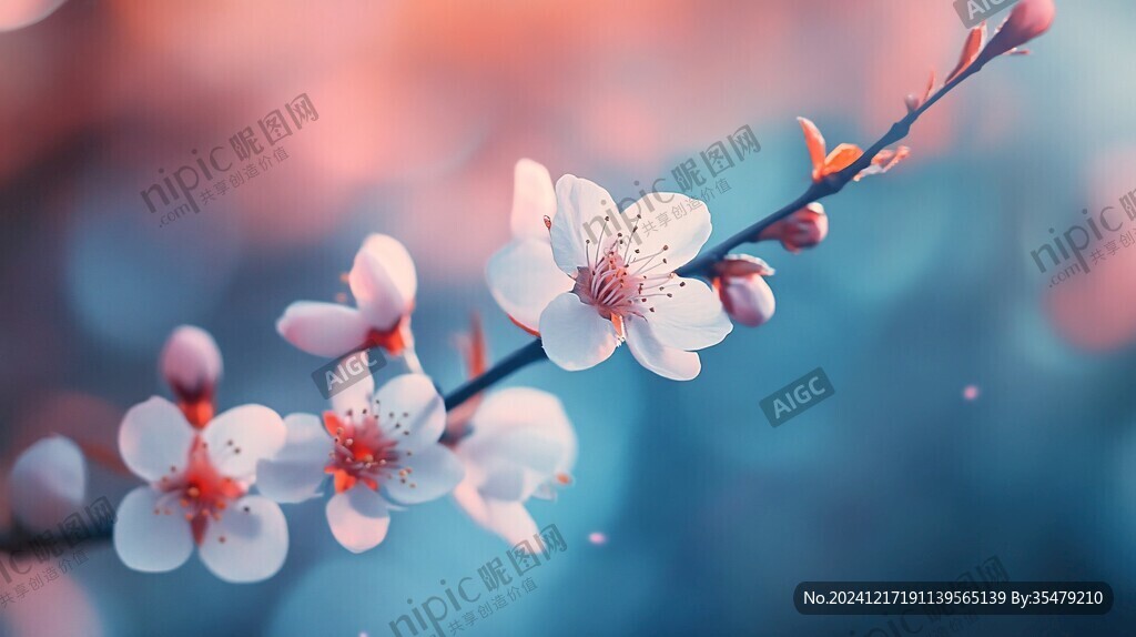唯美桃花高清壁紙