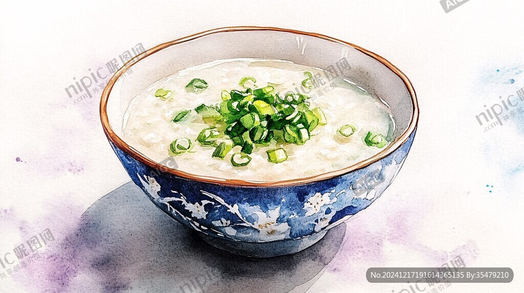 疙瘩湯插畫