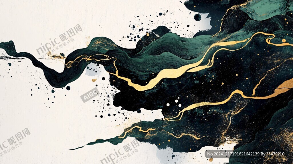 極簡風(fēng)格流彩畫