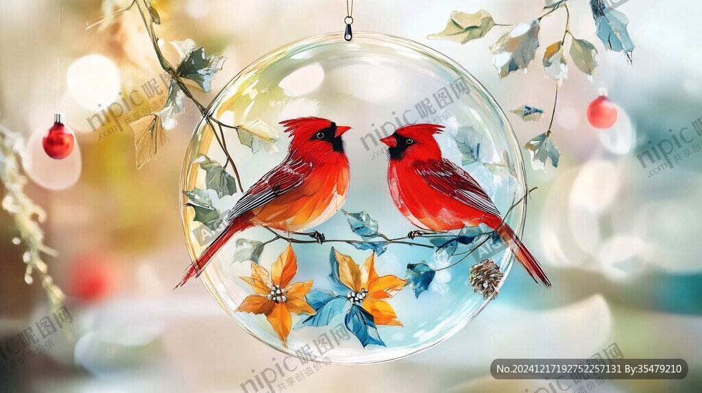 相思鳥插畫