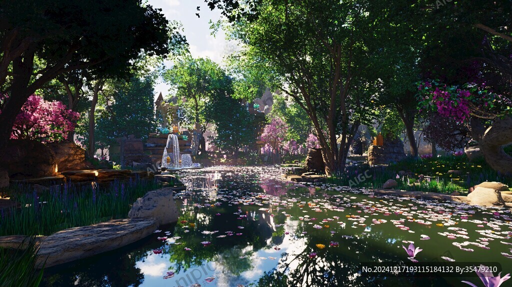 熱帶雨林模擬場景