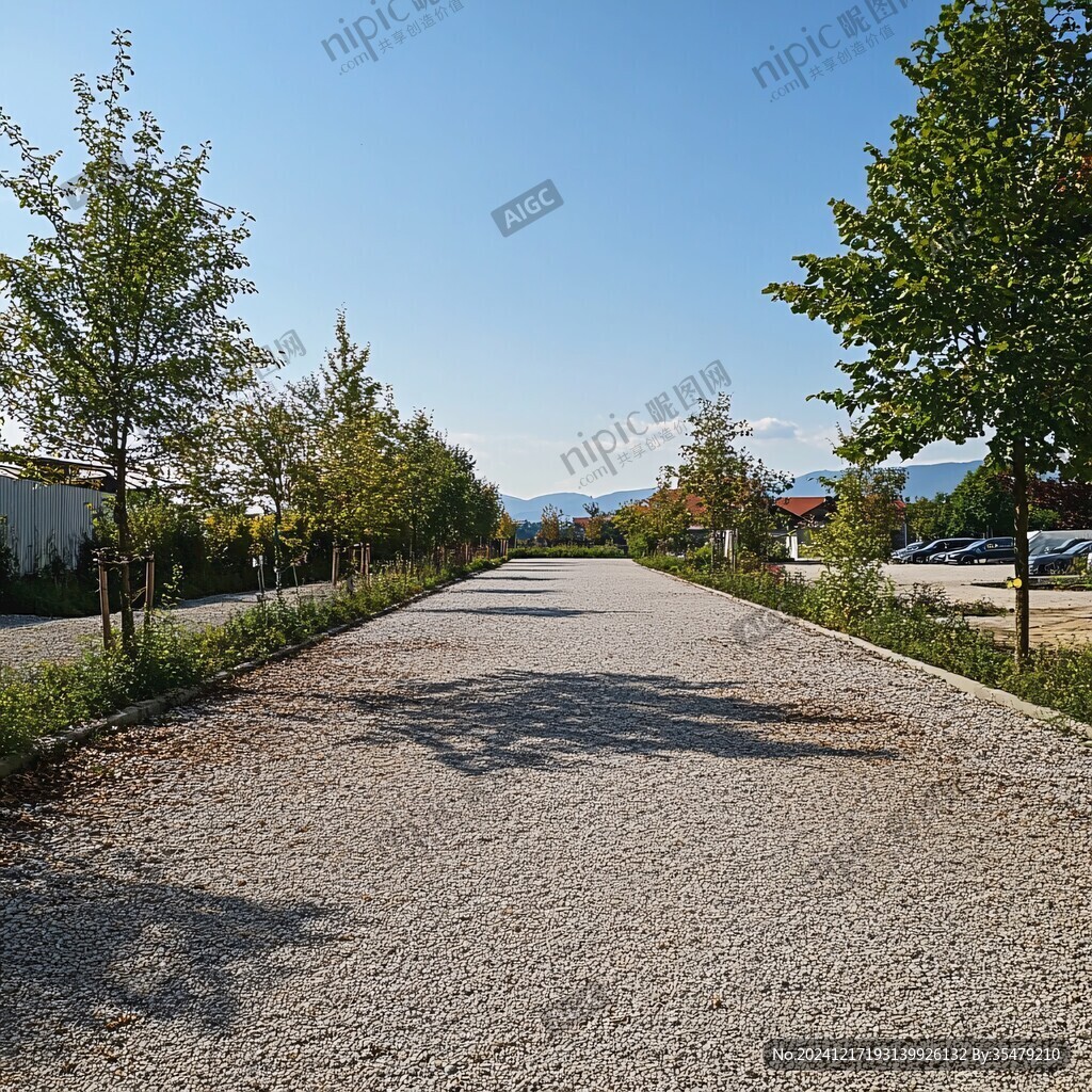 金秋秋天道路小路
