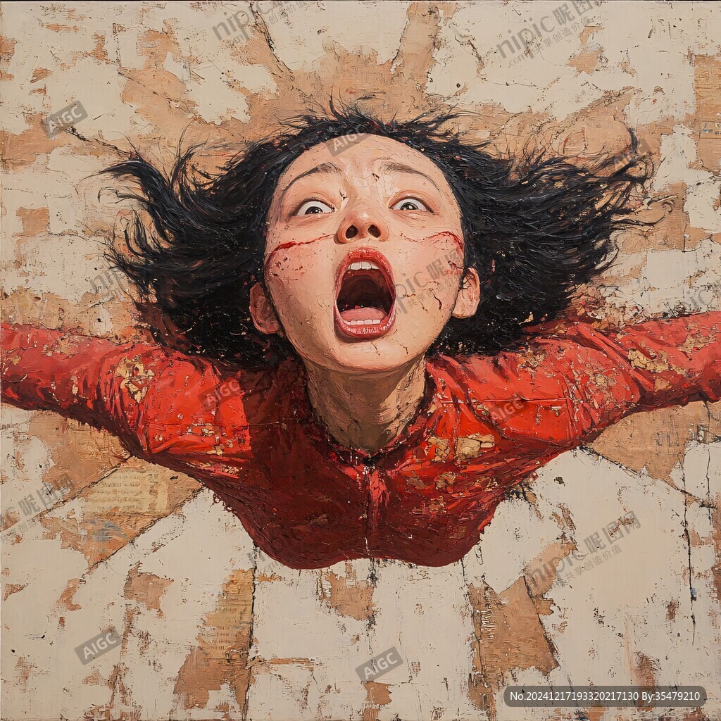 3d恐怖地板畫