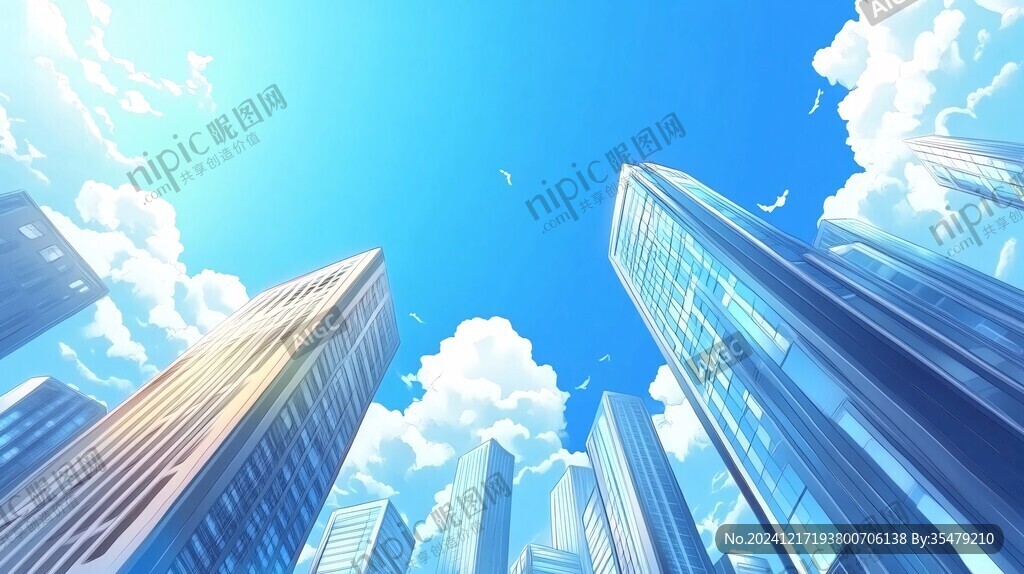高樓插畫