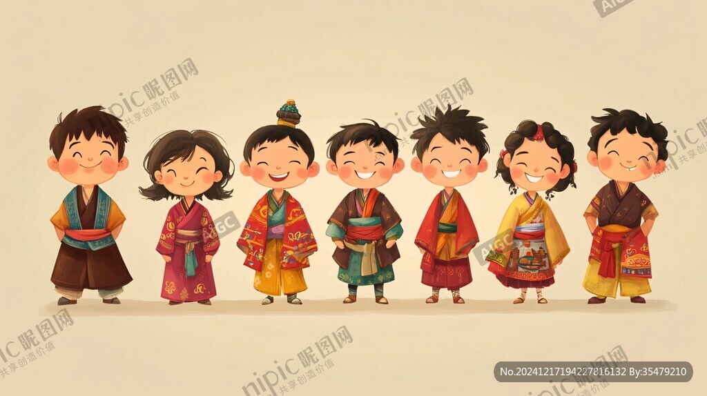 卡通兒童古風(fēng)