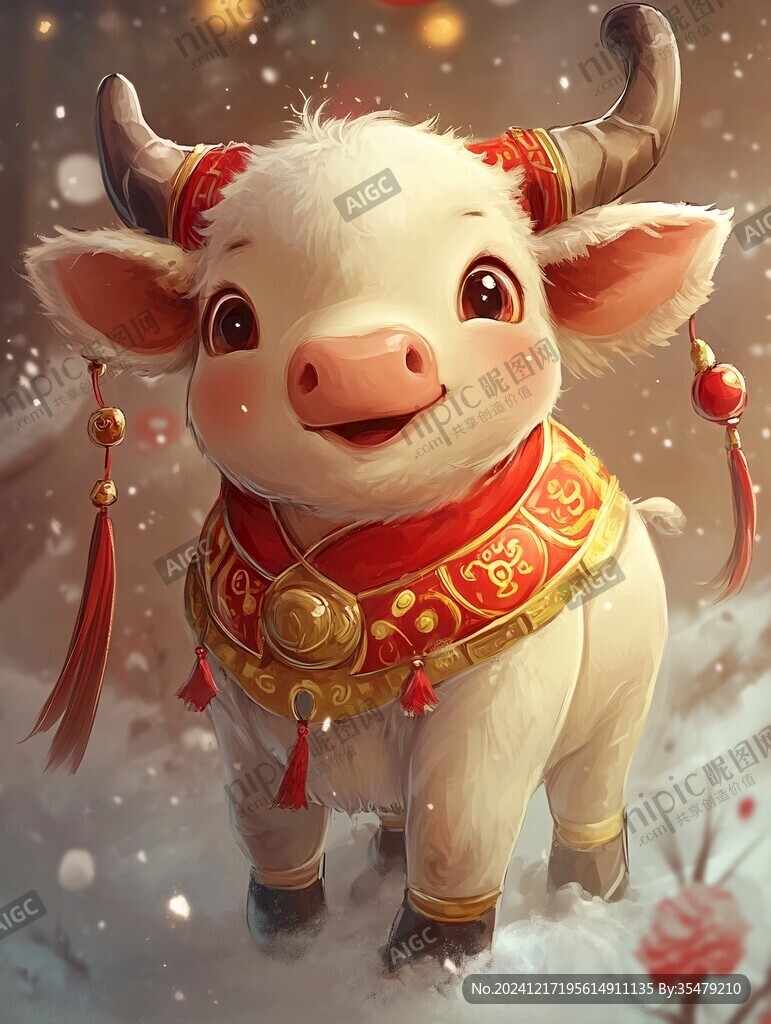 原創(chuàng)牛年漫畫