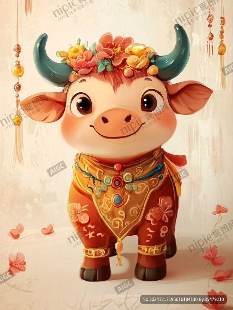 原創牛年插畫