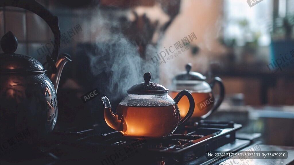 沸騰的茶壺