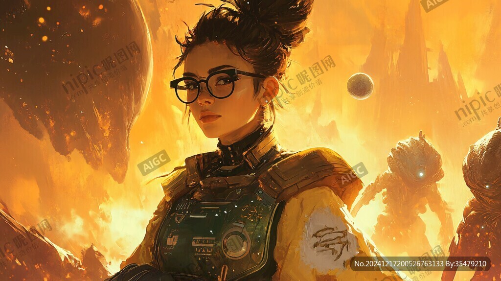 科幻題材插畫