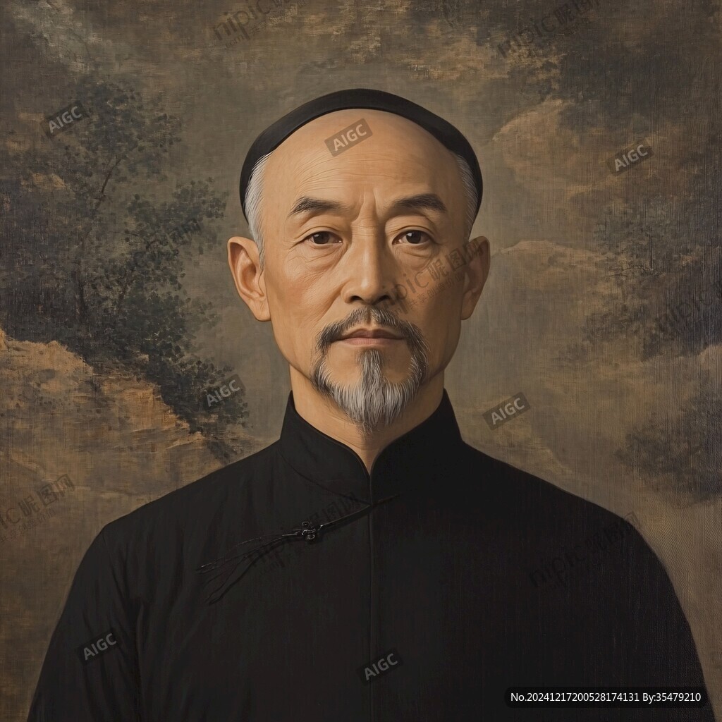 左宗棠人像
