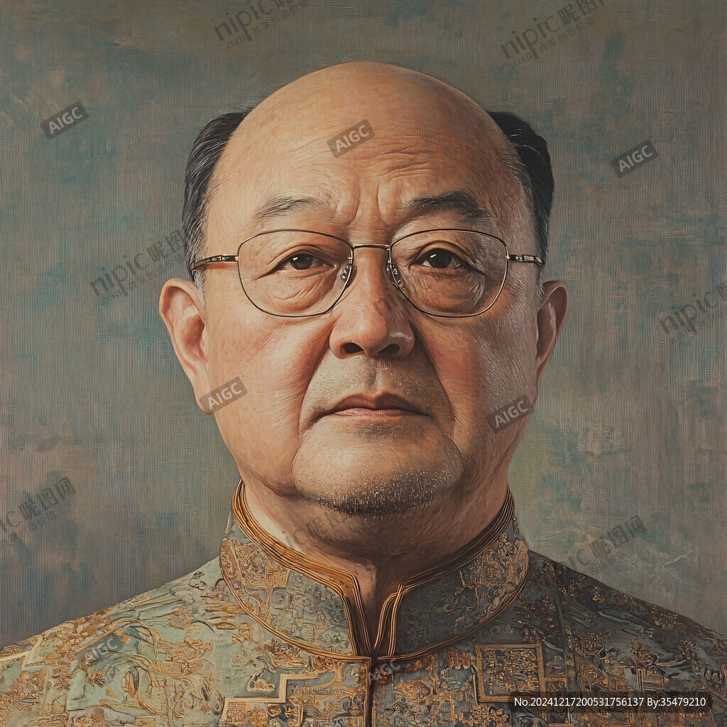 布面油畫肖像
