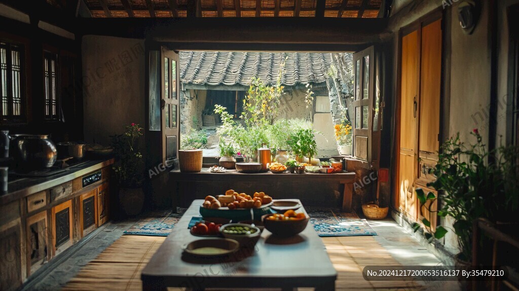 江南廚房生活場景