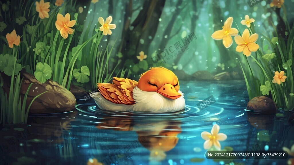 插畫小鴨