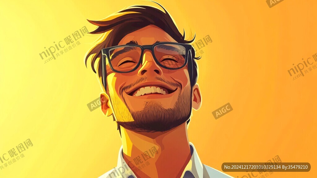 正面人物插畫