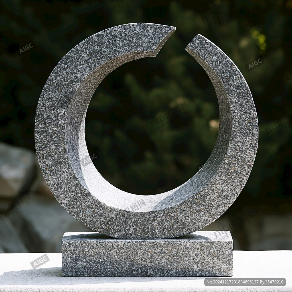 現(xiàn)代圓環(huán)雕塑