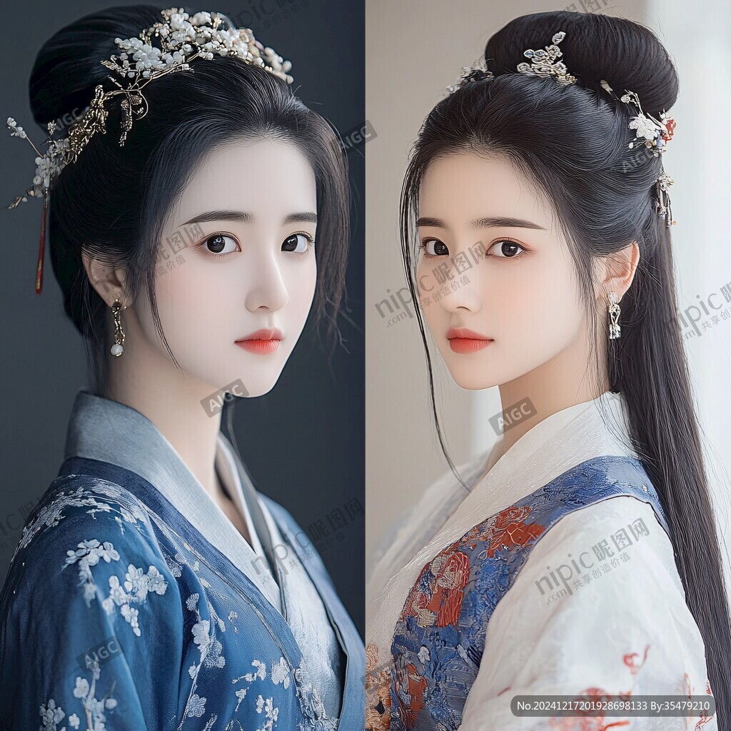 漢服女素材