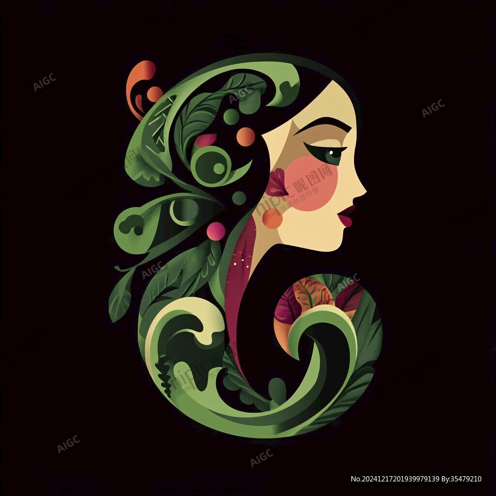 民族女性插畫(huà)