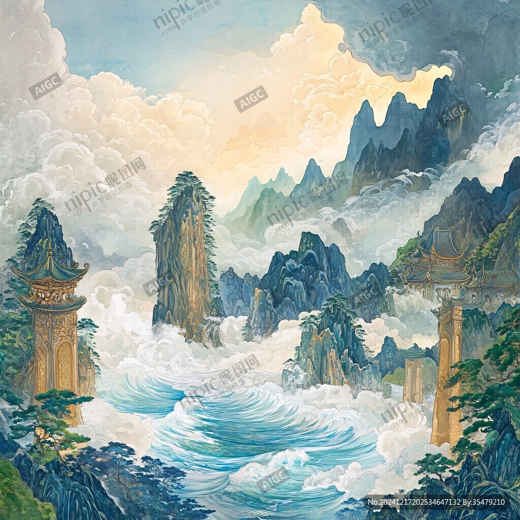五岳插畫