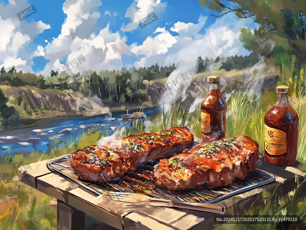燒烤氛圍圖