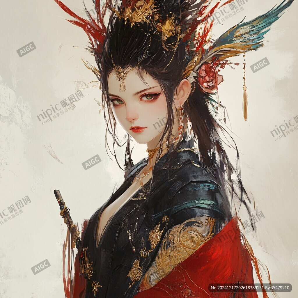 畫(huà)意虞姬