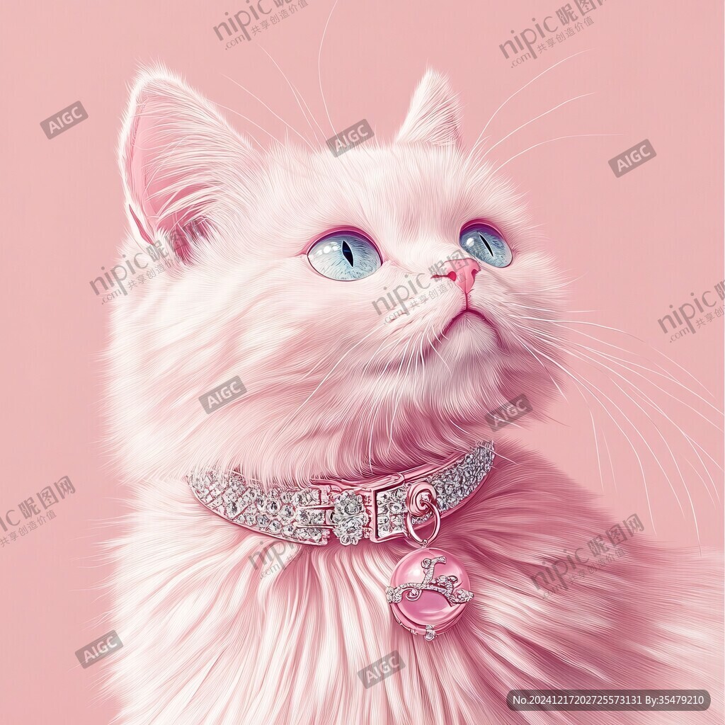 金吉拉貓插畫