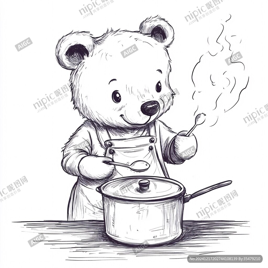 小熊做飯
