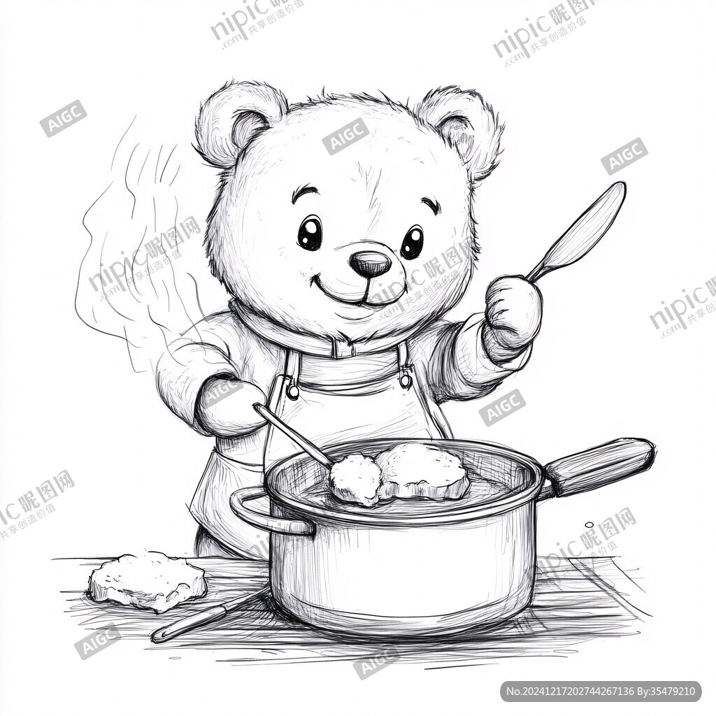 小熊做飯