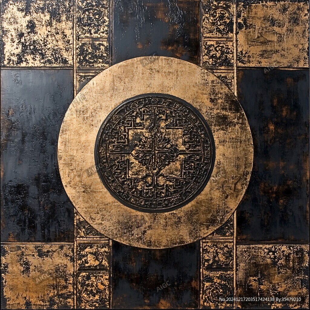 銅鏡墻面裝飾畫(huà)