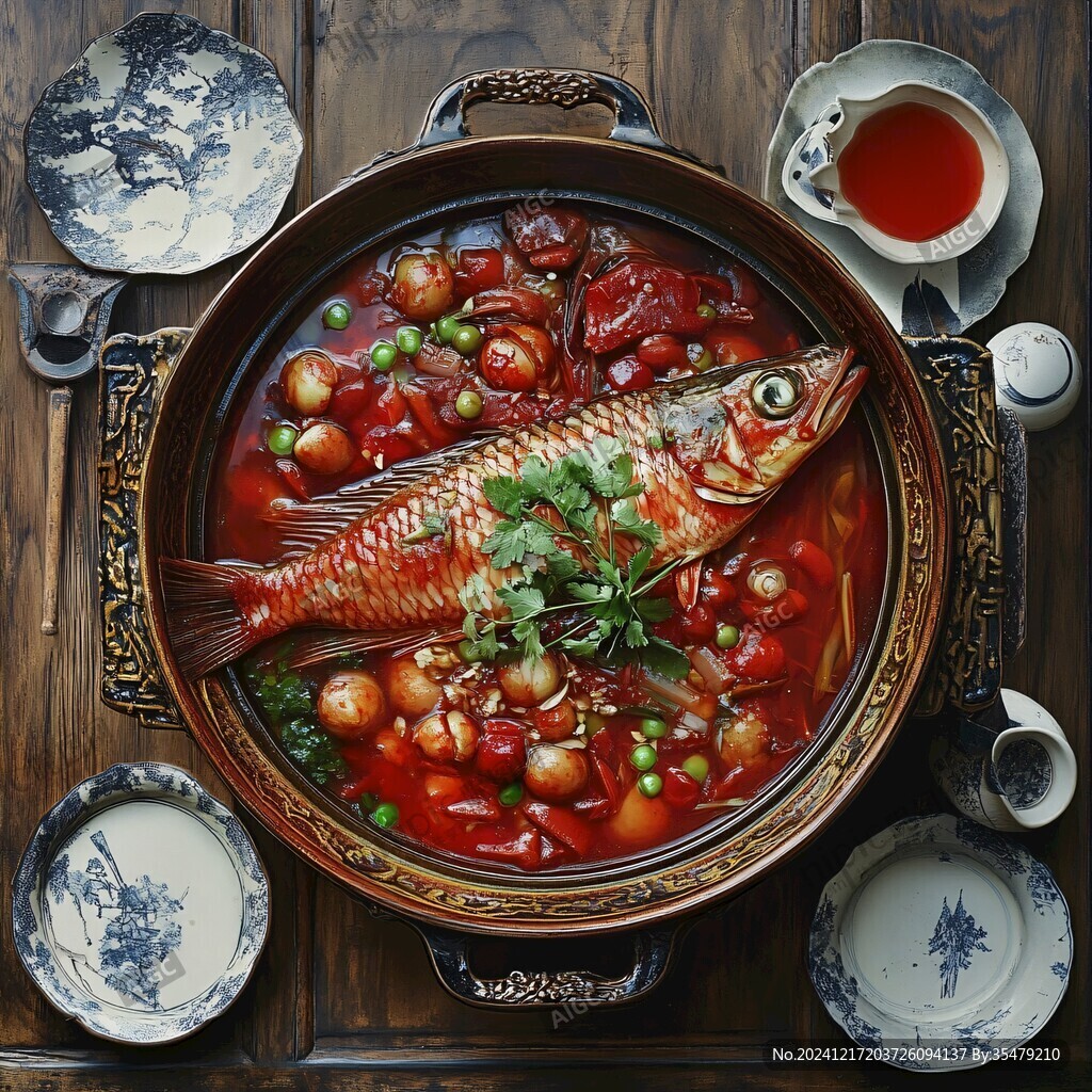 燉魚(yú)場(chǎng)景圖