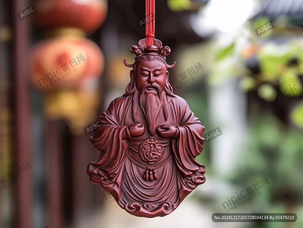 祿仙翁掛件