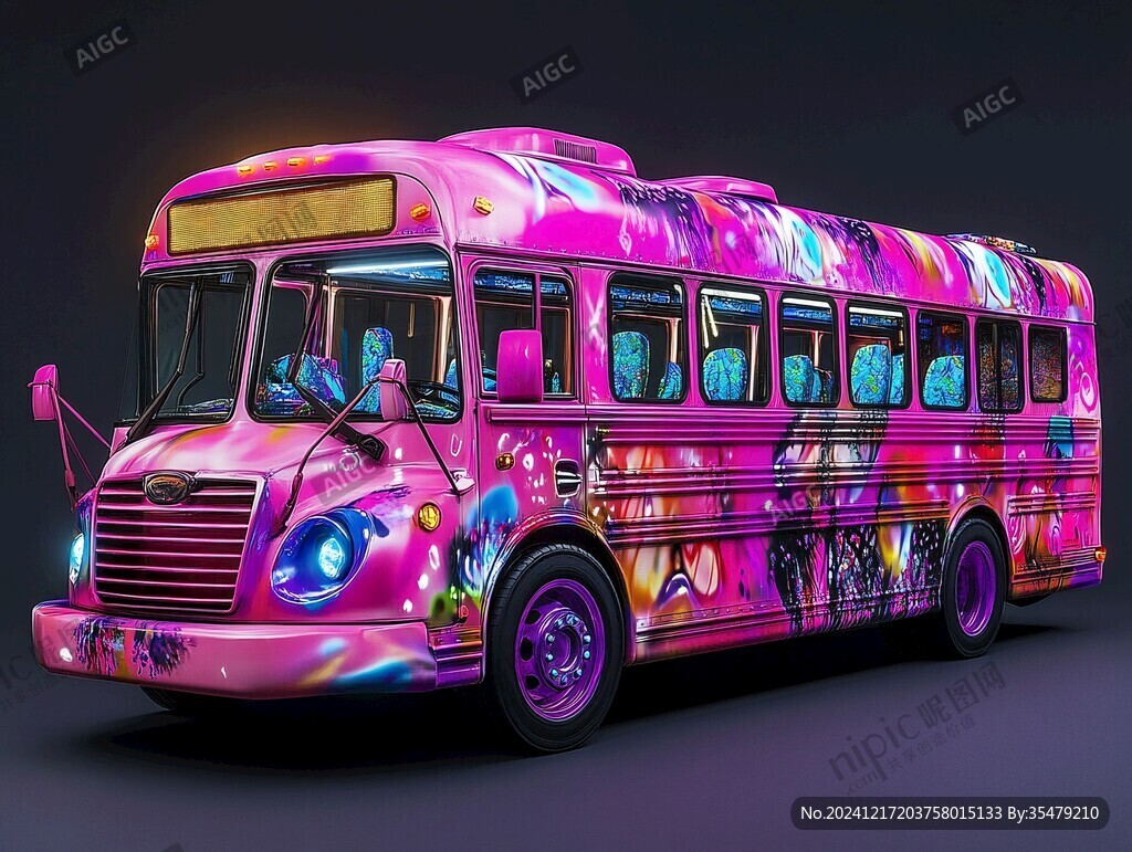 彩繪大巴車