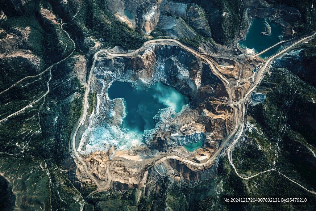 航拍礦山
