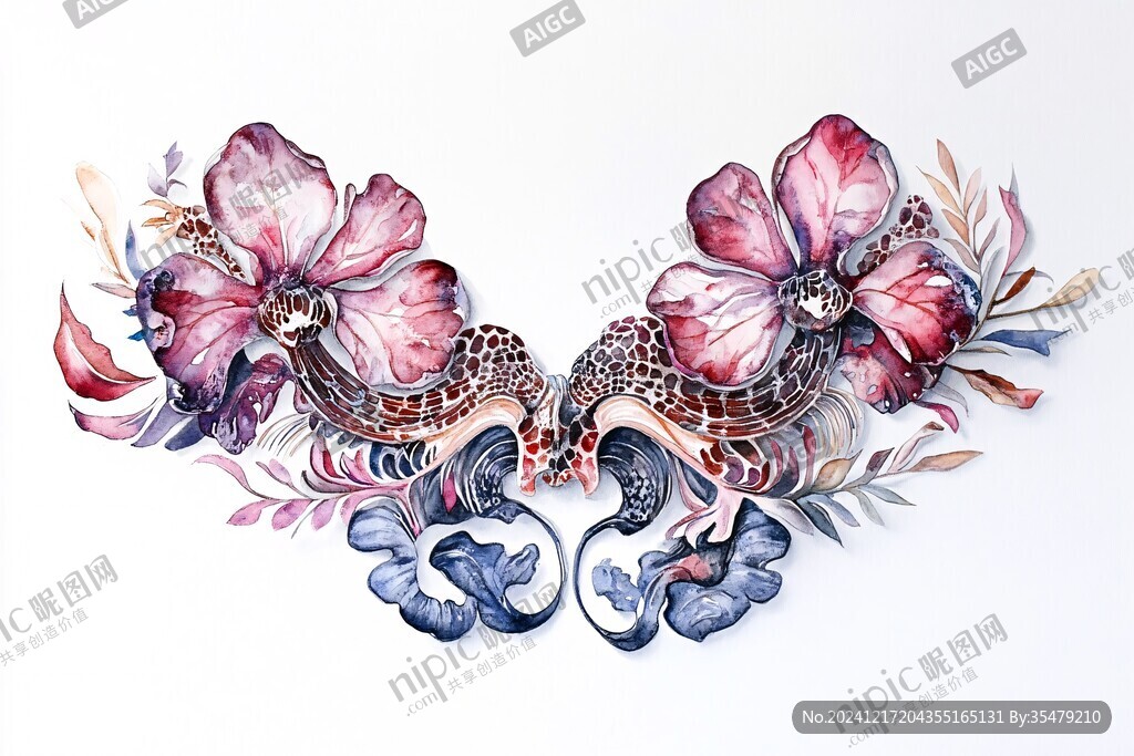 蘇花蛇菰包裝插畫