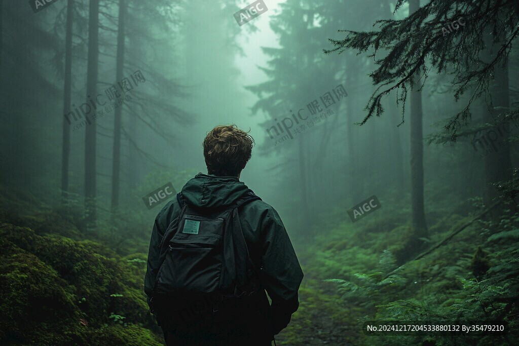 走入山林圖片素材下載