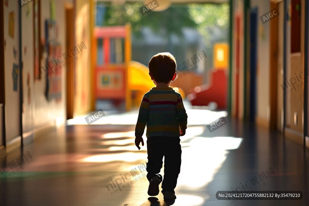 清晨的幼兒園