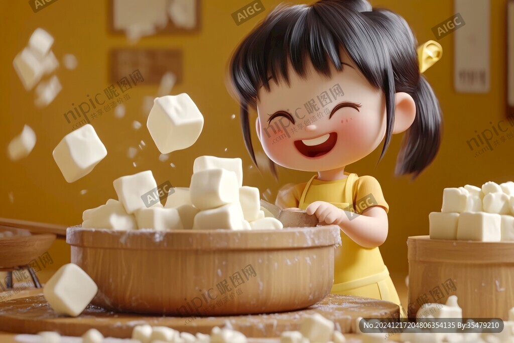 豆腐制作人物