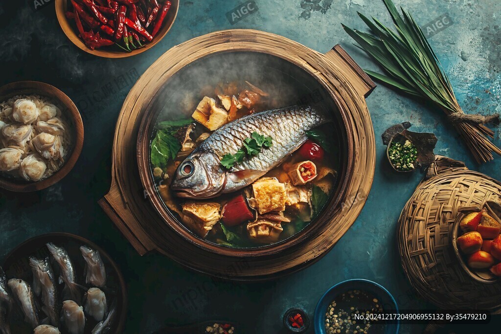 燉魚(yú)場(chǎng)景圖