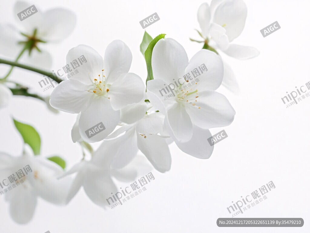 唯美梨花鮮花