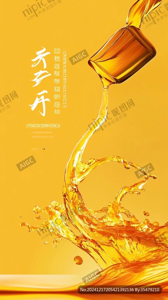 壓榨花生油海報