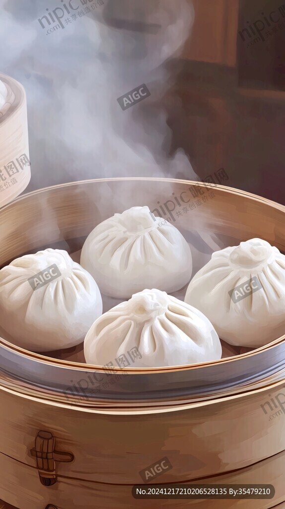 淺底上的蒸包