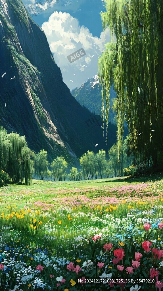 大自然風(fēng)景花草樹木