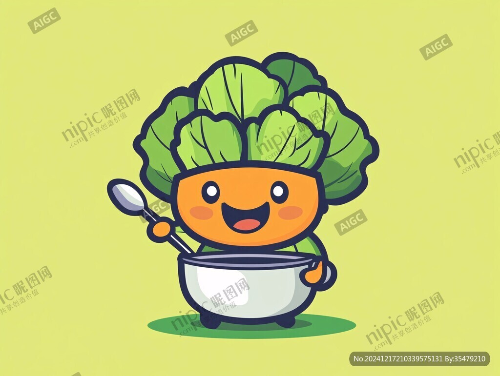 蔬菜擬人logo