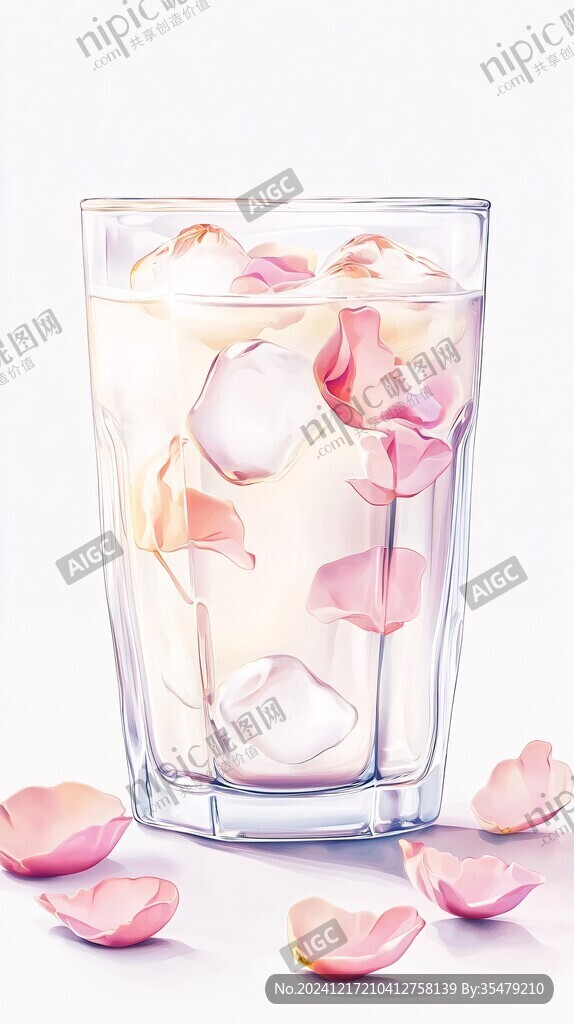 散落的花瓣浪漫唯美